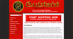 Desktop Screenshot of bubishi.com.au